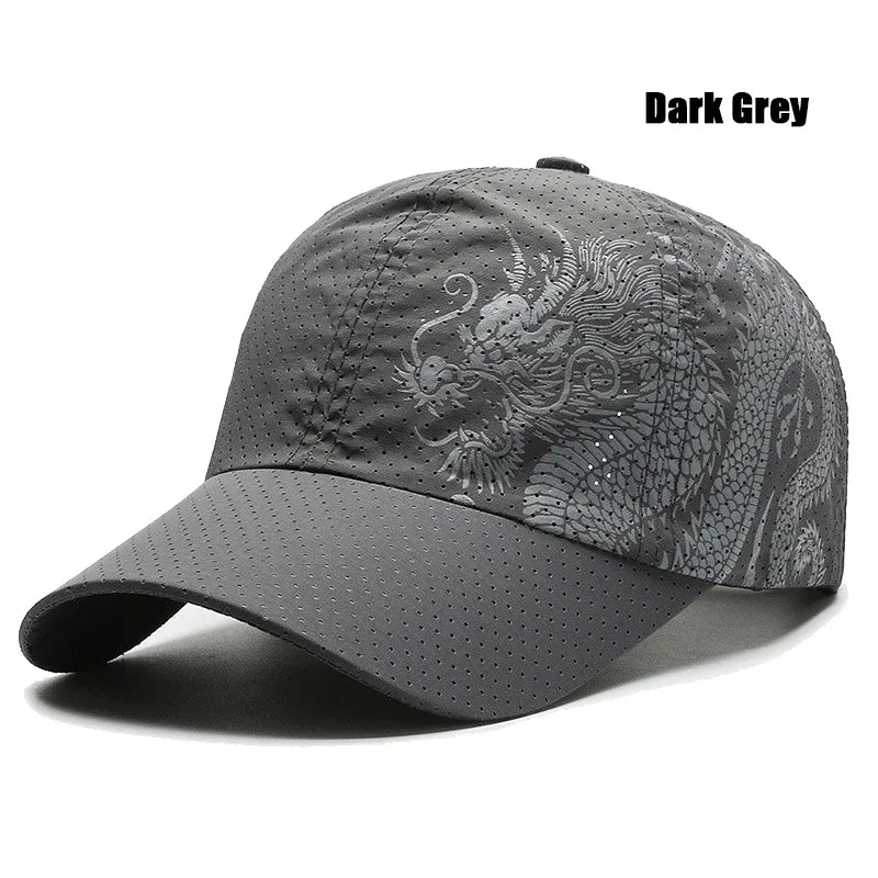 Chinese Dragon Quick Dry Breathable Baseball Cap