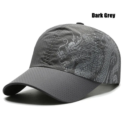 Chinese Dragon Quick Dry Breathable Baseball Cap
