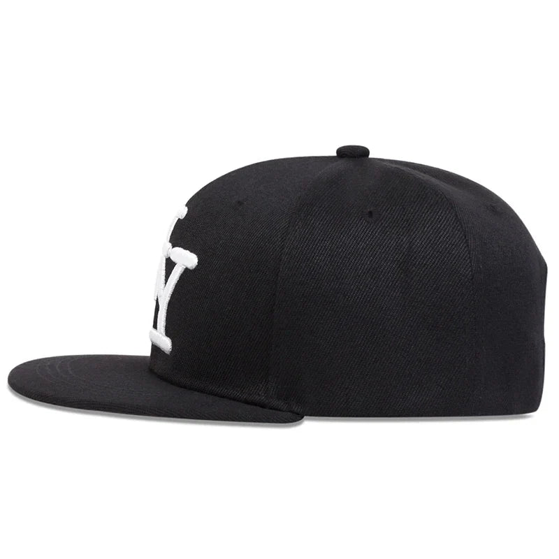 Unisex Letter Embroidery Hip-hop Hats Spring And Autumn