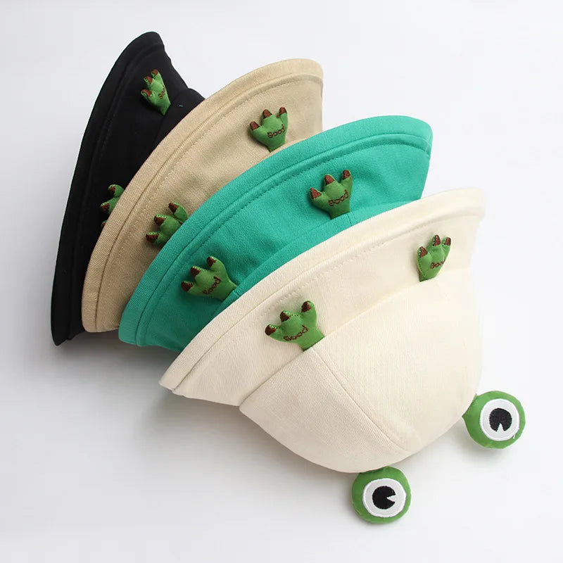Kawaii Frog Bucket Hat