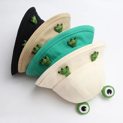Kawaii Frog Bucket Hat