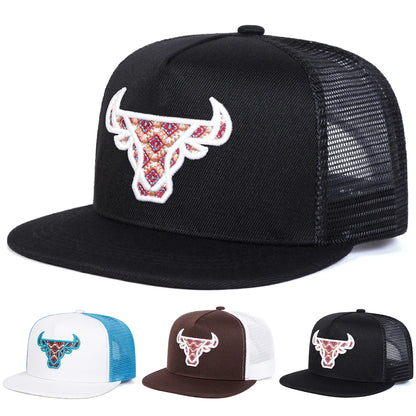 Ox Head Embroidered Baseball Cap