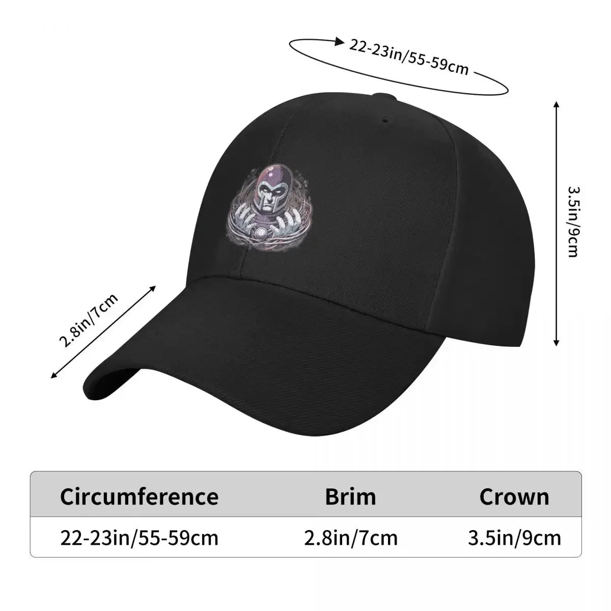 Magneto Western Military Luxury Unisex Baseball Cap