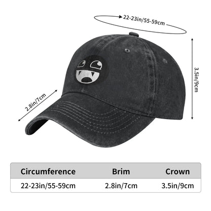 Domo Kun Distressed Washed Meme Baseball Cap