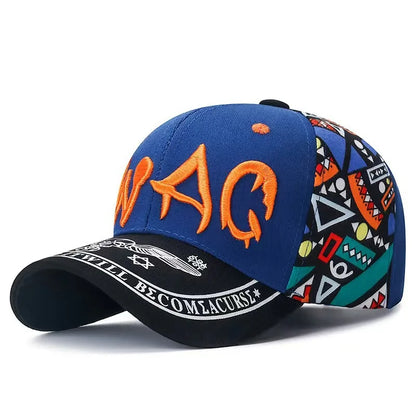 Printed Embroidered Casual Baseball Cap