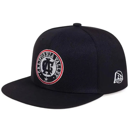 CA Letter Embroidery Outdoor Snapback Cap