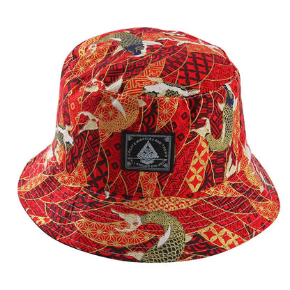 Cotton Print Bucket Hat for Men and Women