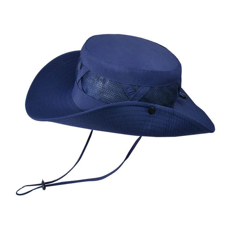 Breathable Nylon Big Eaves Bucket Hat