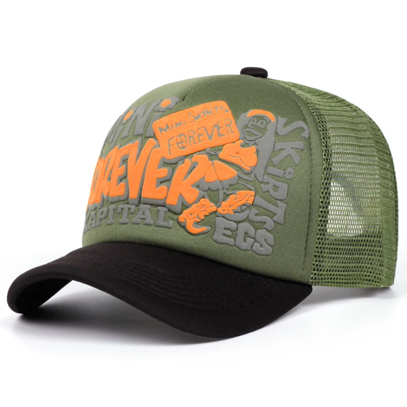 Unisex Personalized Hip Hop Skate Baseball Cap