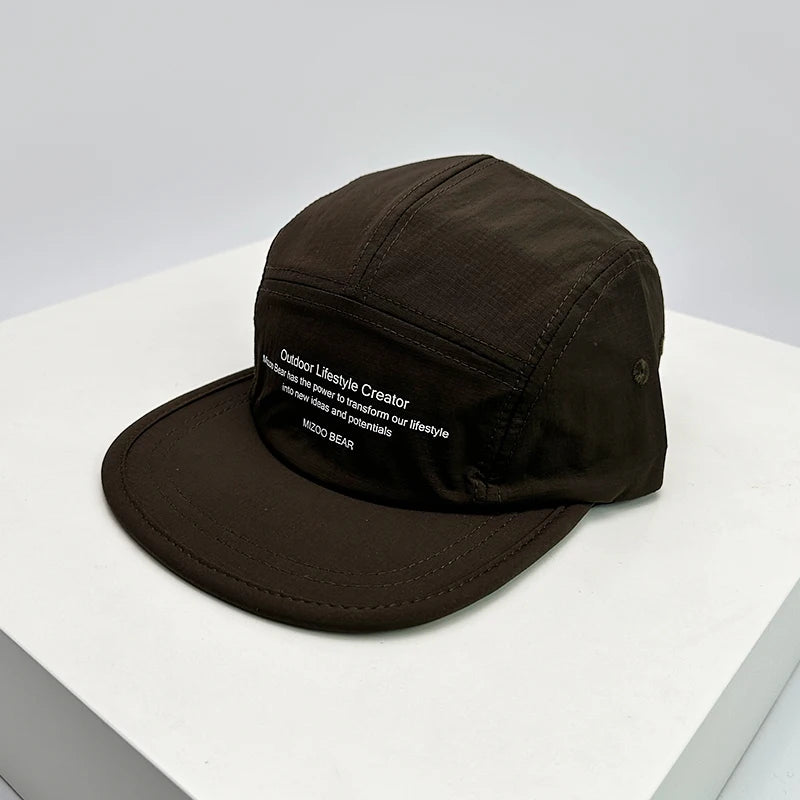 Street Letter Flat Brim Unisex Snapback Cap