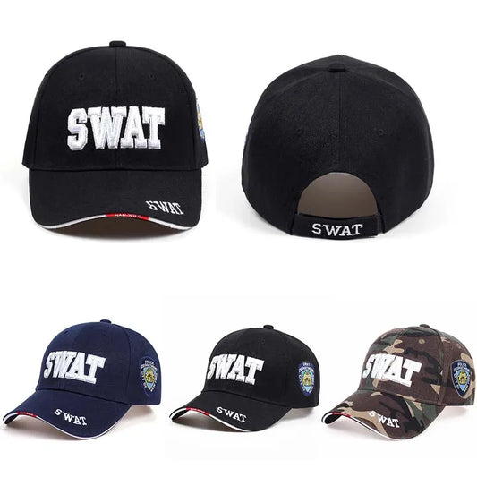 Unisex “SWAT” Embroidered Streetwear Snapback Cap