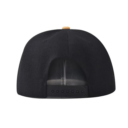 Fashion Embroidery Flat Brim Snapback Cap