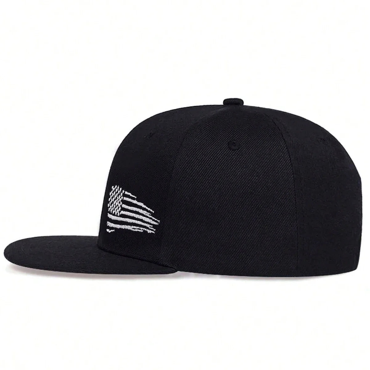 Unisex Side American Flag Embroidery Hip-hop Hats