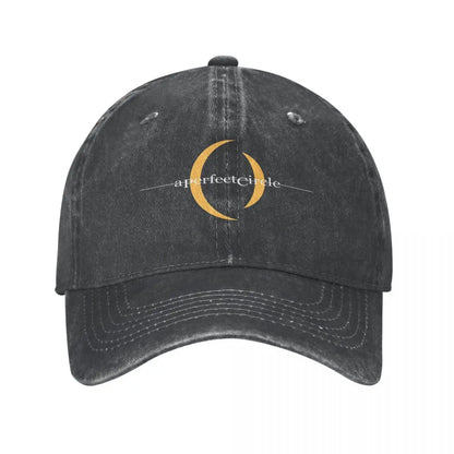 A Perfect Circle Distressed Washed Baseball Cap