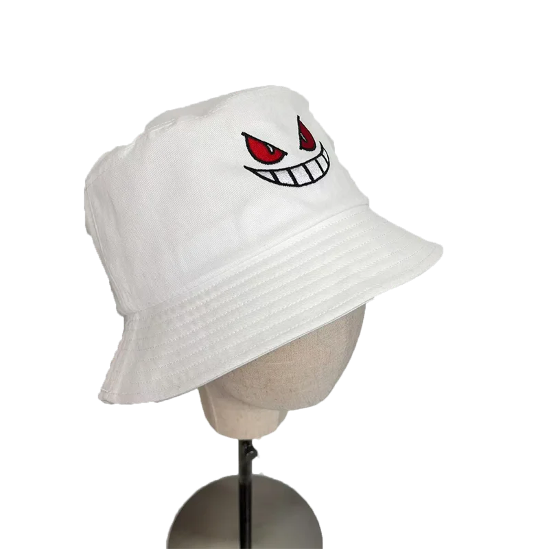 Light Board Big Eyes Embroidered Bucket Hat