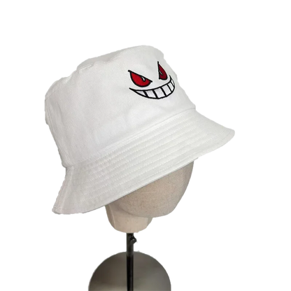 Light Board Big Eyes Embroidered Bucket Hat