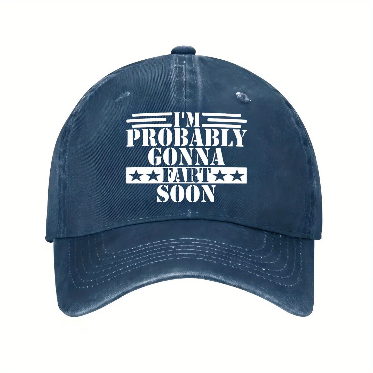 Funny Fart Soon Slogan Adjustable Baseball Cap