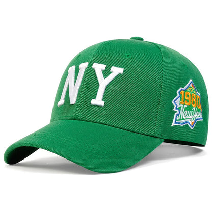 NY Letter Embroidery Baseball Cap