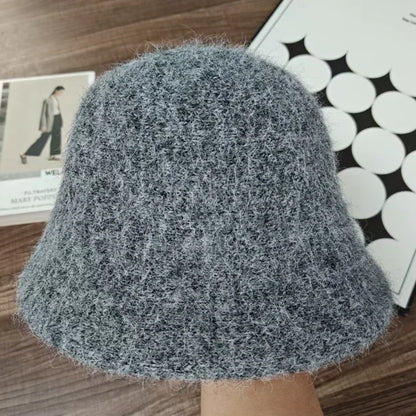 Retro Dome Wool Felt Bucket Hat
