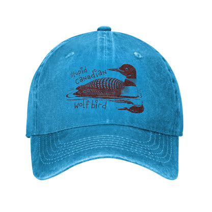 Funny Loon Humor Washed Cotton Baseball Cap