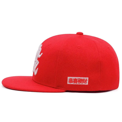 Unisex Embroidery Snapback Baseball Cap