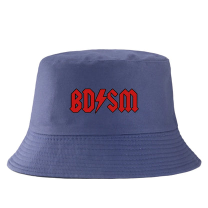 BDSM Letter Printed Reversible Bucket Hat