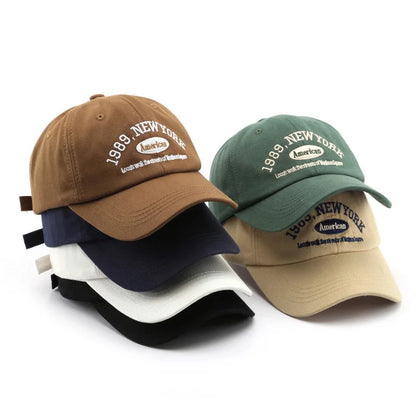 Letters Embroidered Unisex Cotton Baseball Cap