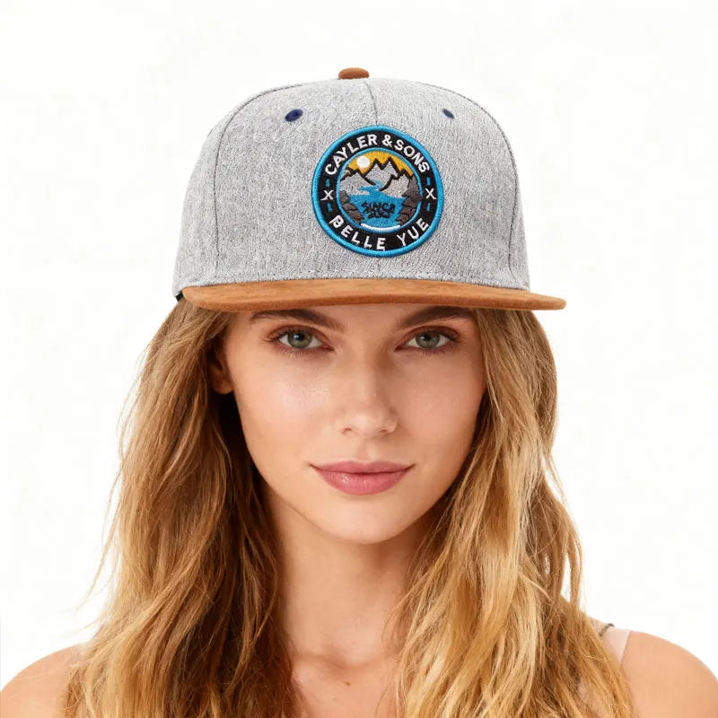 Exclusive Outdoor Brand Flat Brim Snapback Cap