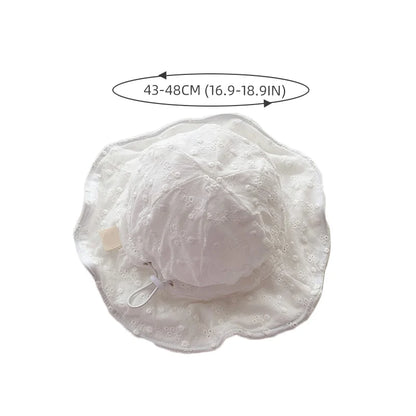 Hollow Flower Soft Cotton Baby Bucket Hat
