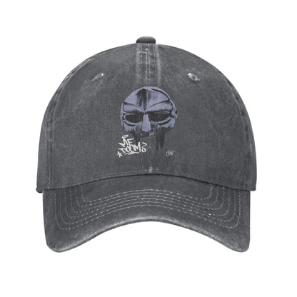 MF Doom Washed Breathable Snapback Baseball Cap