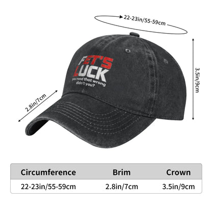 Fets Luck You Read That Wrong Baseball Cap