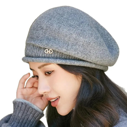 Women's Warm Wool Slouchy Knit Bucket Hat