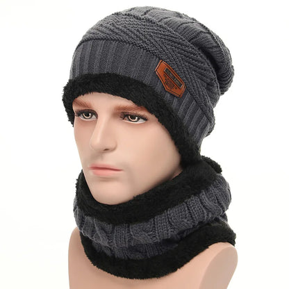 Knitted Wool Winter Beanie Hat
