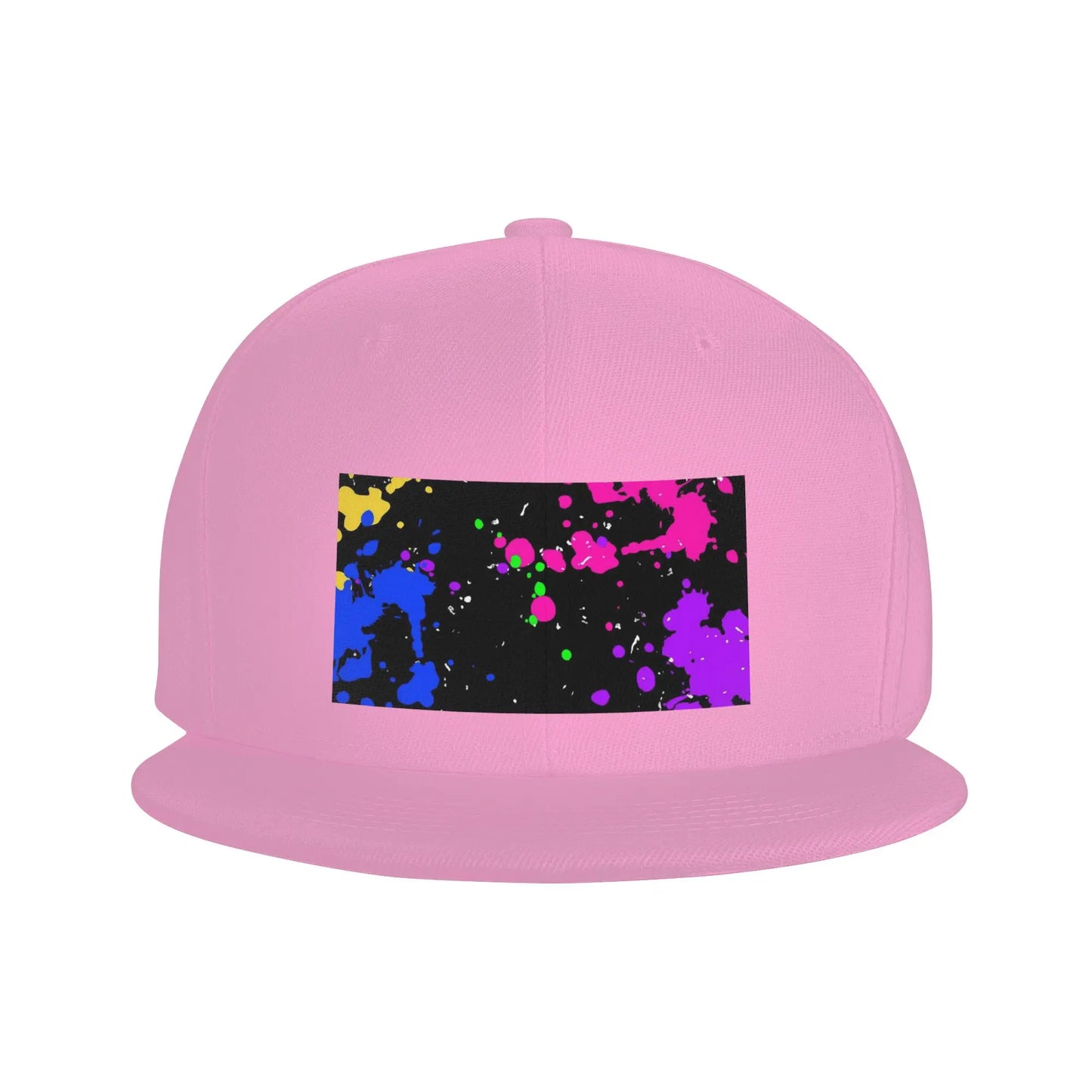 Colorful Graffiti Splatter Pattern Snapback Cap