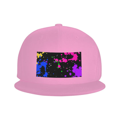 Colorful Graffiti Splatter Pattern Snapback Cap