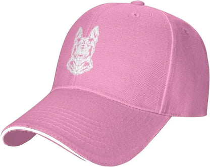German Shepherd Sketch Trucker Baseball Cap