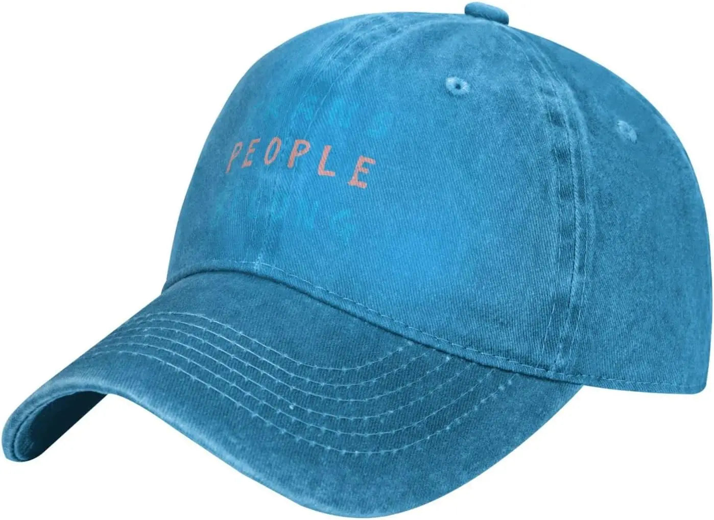 Trans People Belong Washed Cotton Baseball Cap