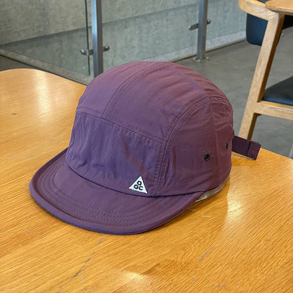 Outdoor Quick Dry Korea Short Brim Snapback Cap