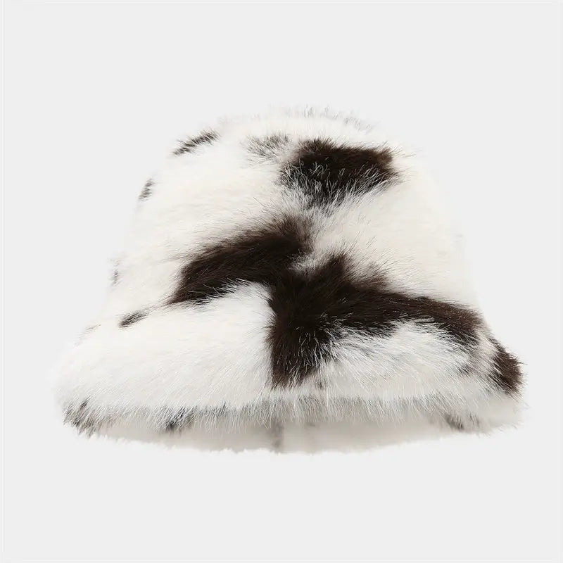 Winter Printed Polyester Bucket Hat