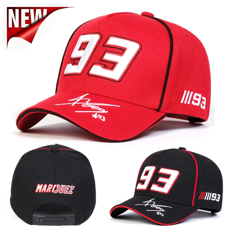 New Fashion 93 Letter Embroidery Adjustable Snapback Cap