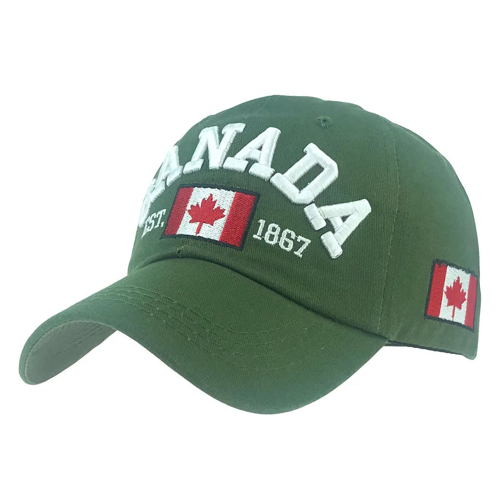 Canada Letter Hip Hop Snapback Cap