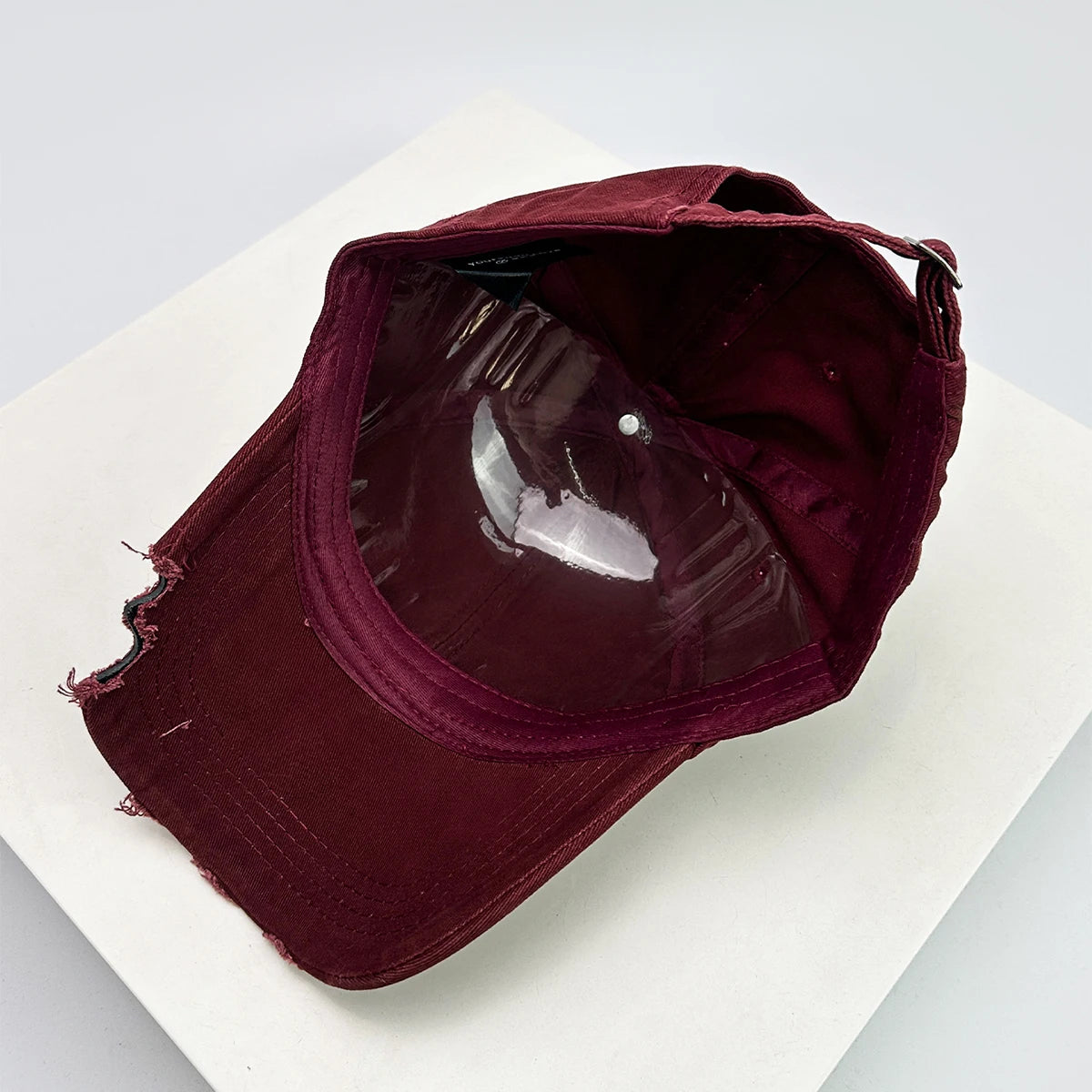 Unisex Notch Solid Baseball Cap
