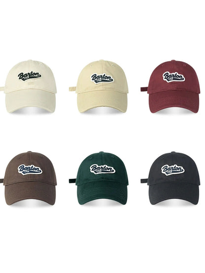 Retro Letter Boston Cotton Baseball Cap