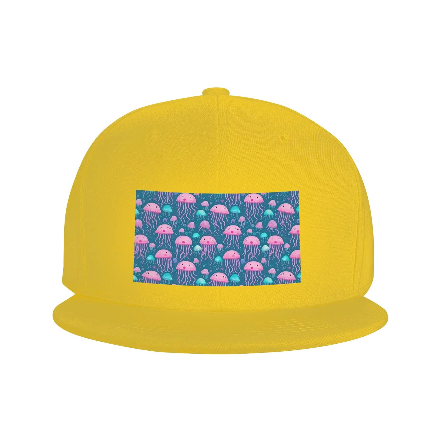Elegant Jellyfish Marine Life Snapback Cap