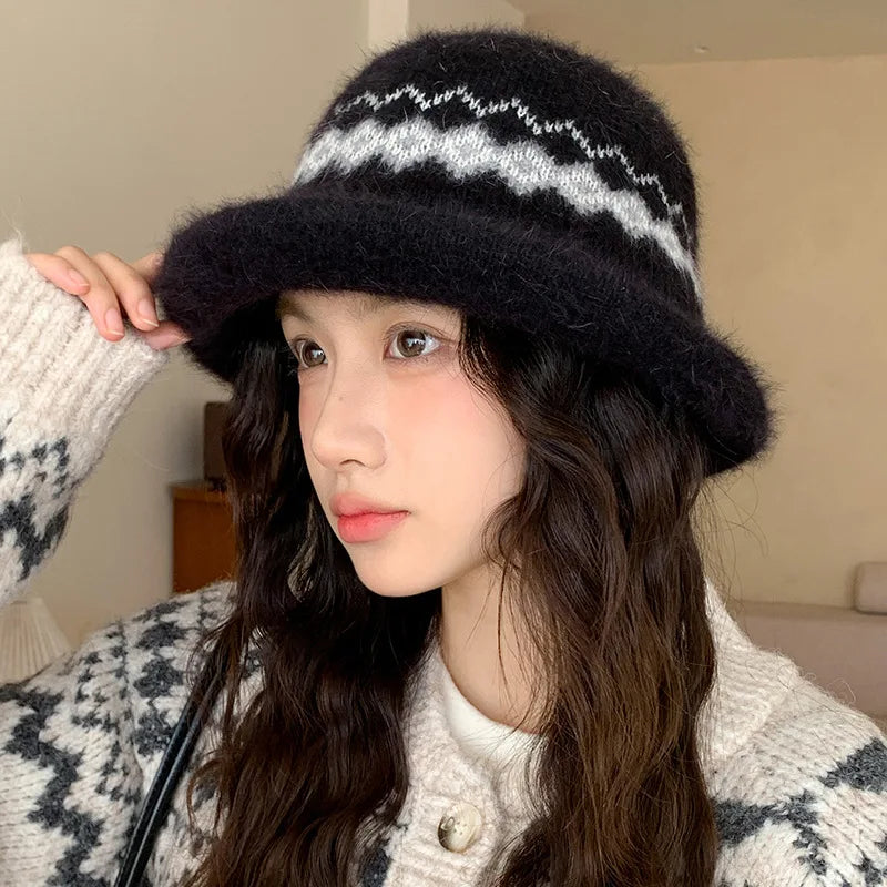 Warm Windproof Casual Winter Bucket Hat