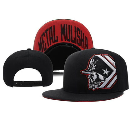 Unisex Skeleton Embroidery Baseball Cap