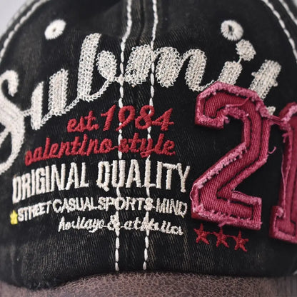 Vintage 21 Embroidery American Style Cap