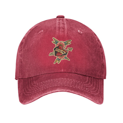 Ed Hardy Mom Heart Washed Trucker Snapback Baseball Cap