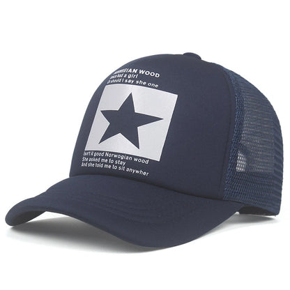 Pentagram Mesh Street Dance Baseball Cap