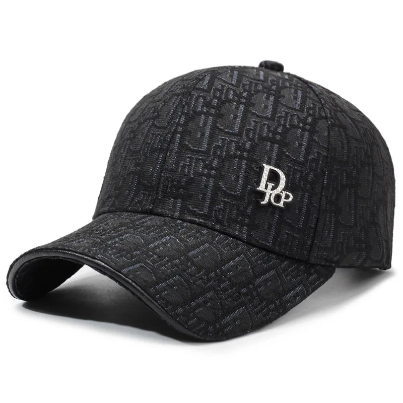 Unisex Full Print Letter Baseball Cap